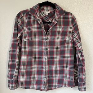 J. Crew women’s button down flannel, xs